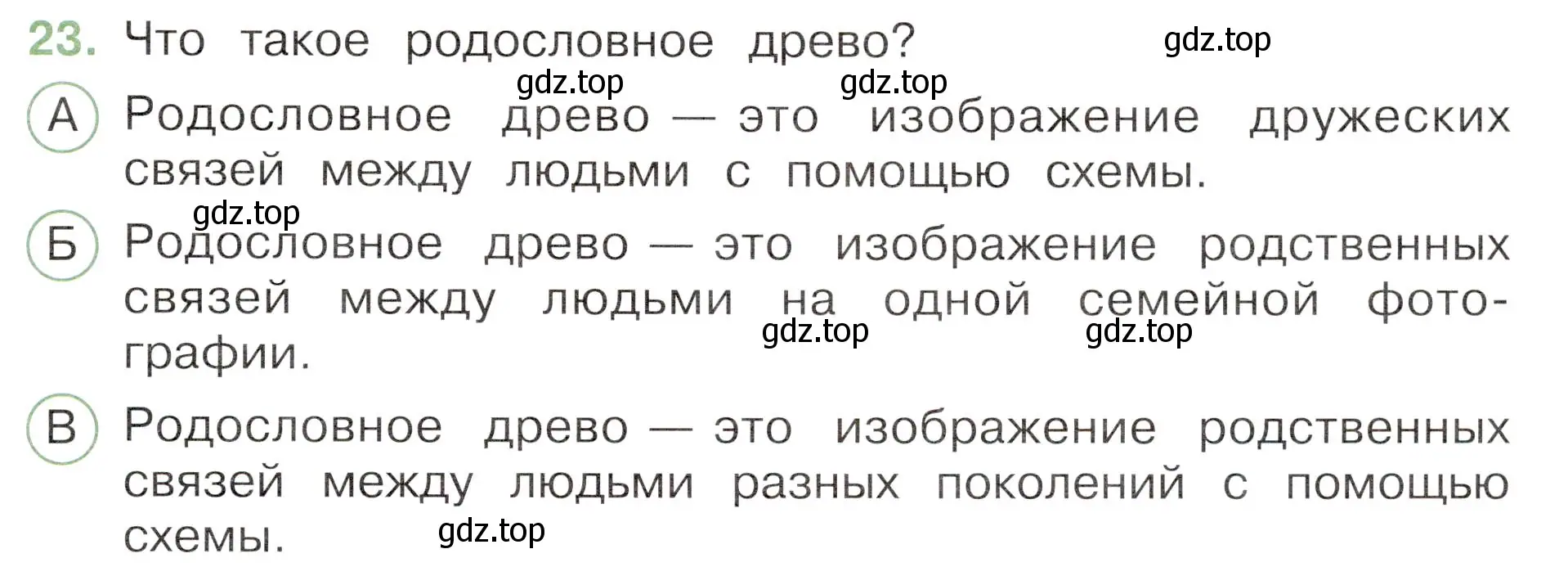 Условие номер 23 (страница 47) гдз по окружающему миру 3 класс Плешаков, Новицкая, тесты