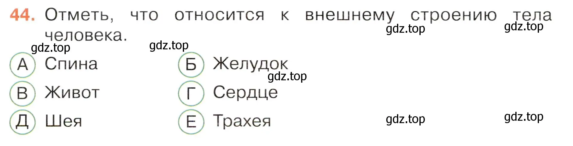 Условие номер 44 (страница 52) гдз по окружающему миру 3 класс Плешаков, Новицкая, тесты