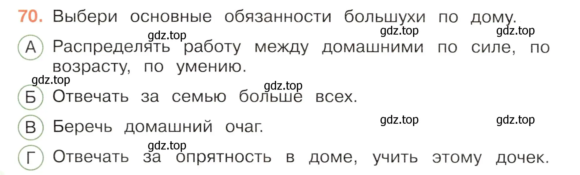 Условие номер 70 (страница 60) гдз по окружающему миру 3 класс Плешаков, Новицкая, тесты