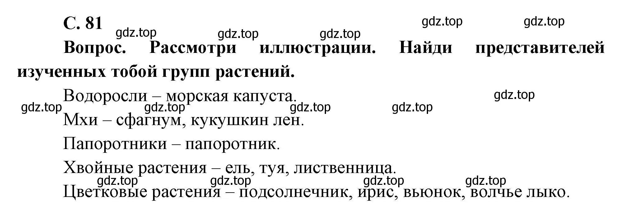 Решение номер 1 (страница 81) гдз по окружающему миру 3 класс Плешаков, Новицкая, учебник 1 часть