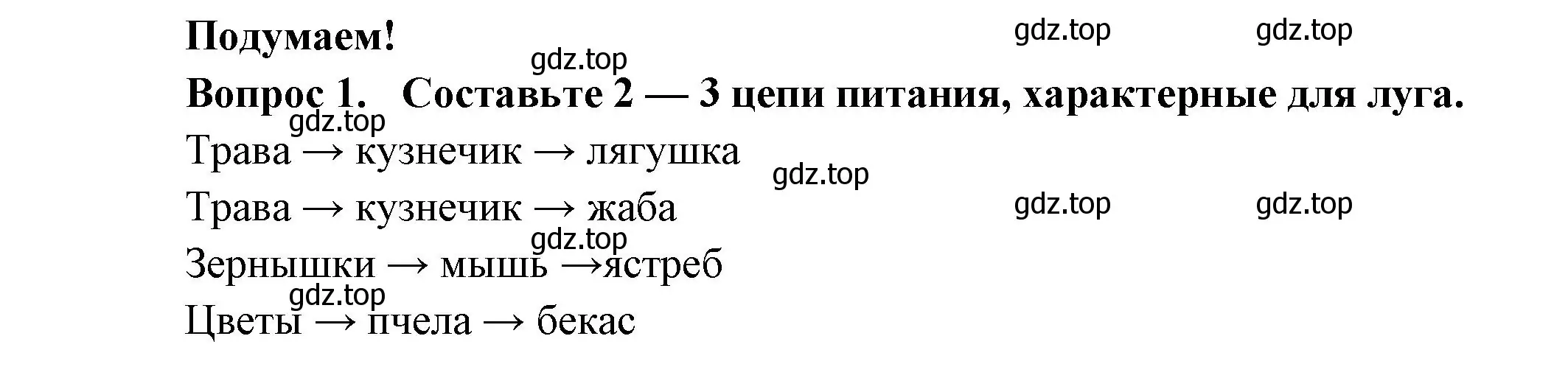 Решение номер 1 (страница 111) гдз по окружающему миру 3 класс Плешаков, Новицкая, учебник 1 часть