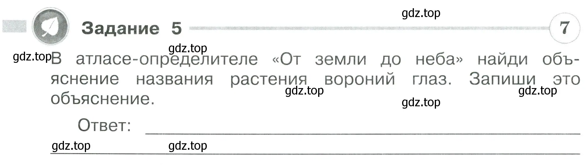 Условие номер 5 (страница 32) гдз по окружающему миру 3 класс Плешаков, Плешаков, проверочные работы