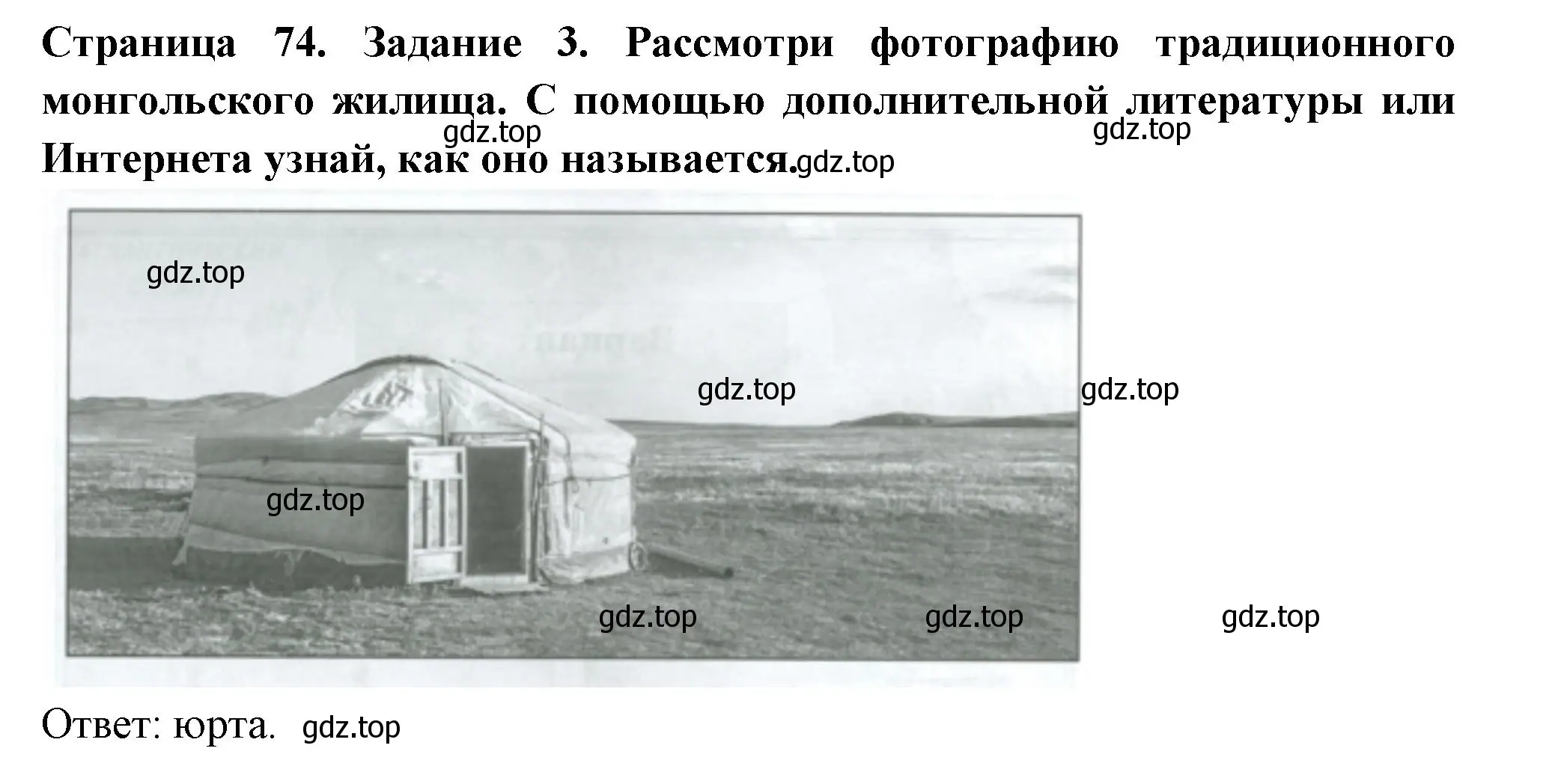 Решение номер 3 (страница 74) гдз по окружающему миру 3 класс Плешаков, Плешаков, проверочные работы