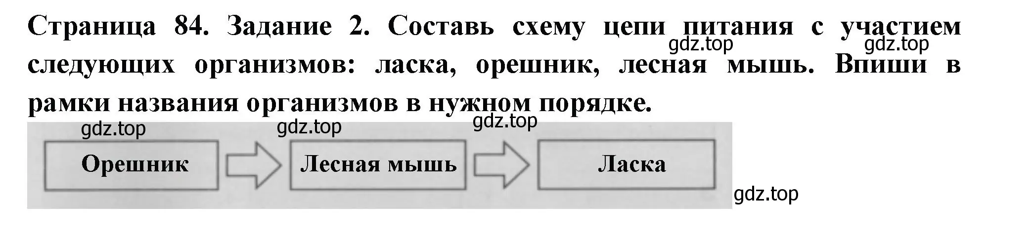 Решение номер 2 (страница 84) гдз по окружающему миру 3 класс Плешаков, Плешаков, проверочные работы