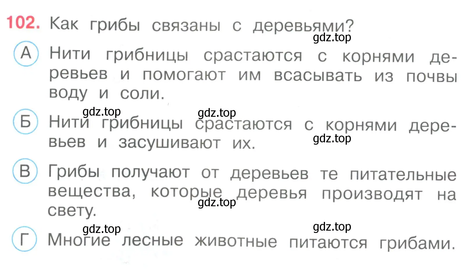 Условие номер 102 (страница 32) гдз по окружающему миру 3 класс Плешаков, Гара, тесты