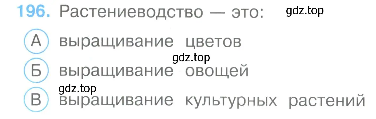 Условие номер 196 (страница 60) гдз по окружающему миру 3 класс Плешаков, Гара, тесты