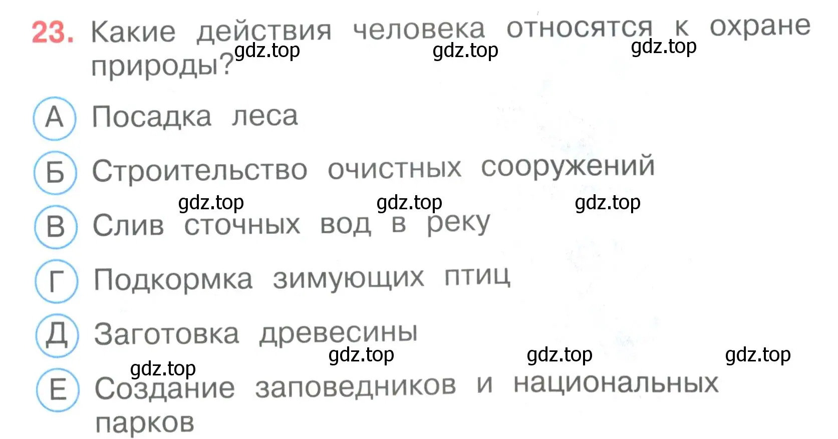 Условие номер 23 (страница 9) гдз по окружающему миру 3 класс Плешаков, Гара, тесты