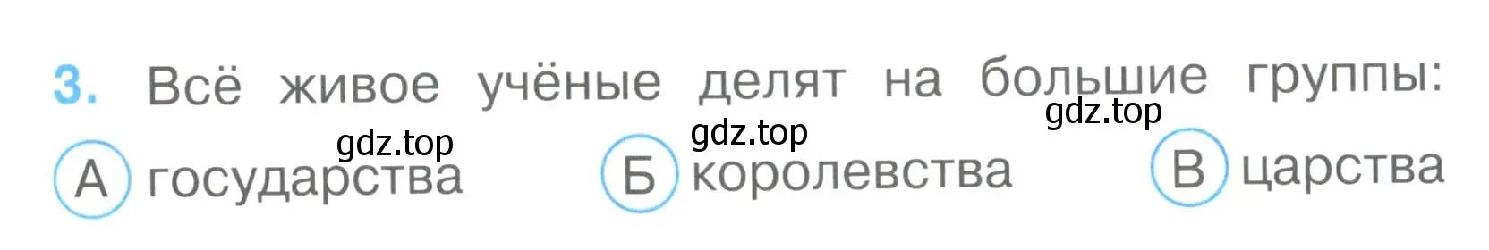 Условие номер 3 (страница 3) гдз по окружающему миру 3 класс Плешаков, Гара, тесты