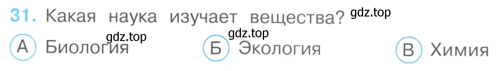 Условие номер 31 (страница 12) гдз по окружающему миру 3 класс Плешаков, Гара, тесты