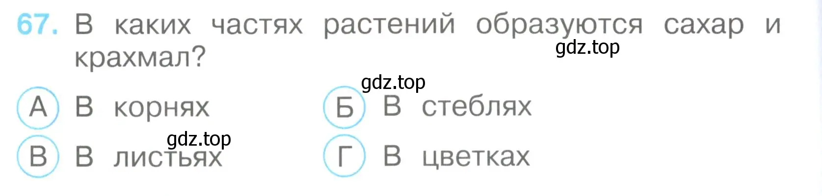 Условие номер 67 (страница 22) гдз по окружающему миру 3 класс Плешаков, Гара, тесты