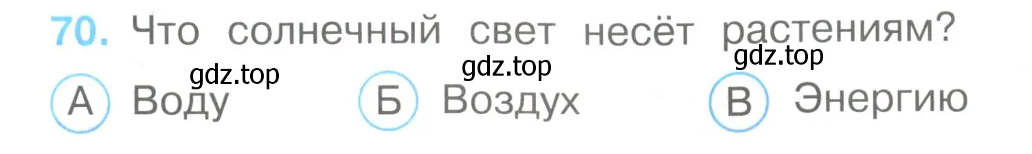 Условие номер 70 (страница 23) гдз по окружающему миру 3 класс Плешаков, Гара, тесты