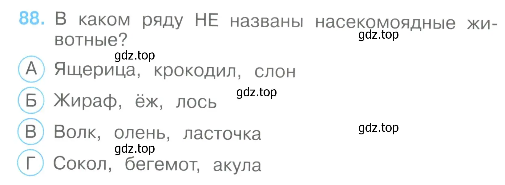 Условие номер 88 (страница 28) гдз по окружающему миру 3 класс Плешаков, Гара, тесты