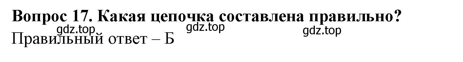 Решение номер 17 (страница 7) гдз по окружающему миру 3 класс Плешаков, Гара, тесты