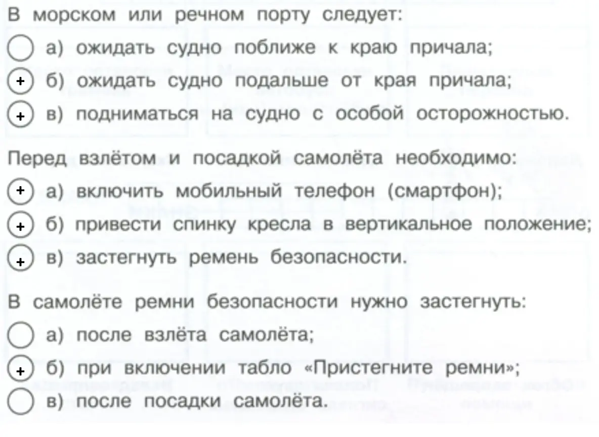 Как вести себя, если ты пассажир водного и воздушного транспорта? - окружающий мир 3 класс Плешаков тетрадь