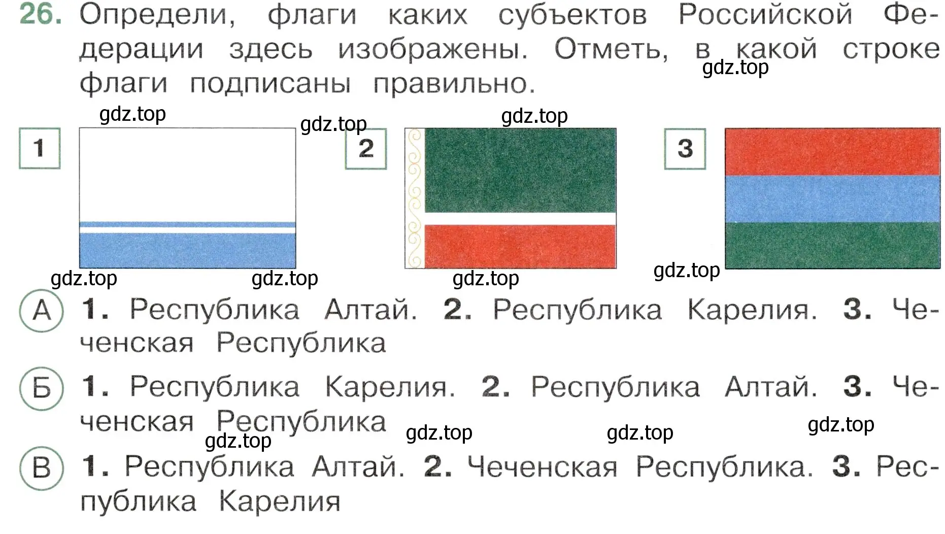 Условие номер 26 (страница 11) гдз по окружающему миру 4 класс Плешаков, Новицкая, тесты