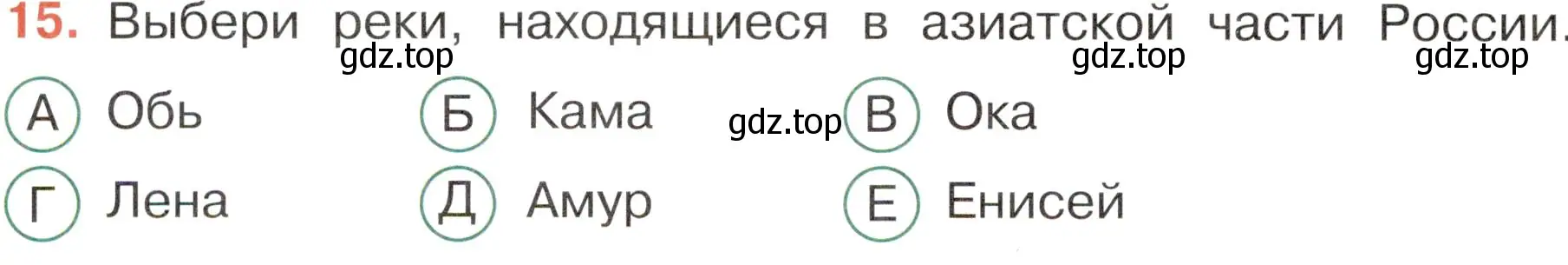 Условие номер 15 (страница 20) гдз по окружающему миру 4 класс Плешаков, Новицкая, тесты