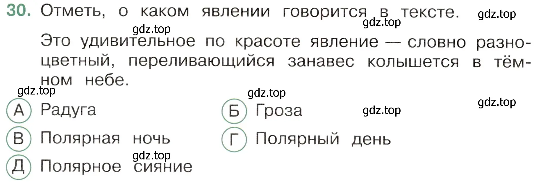 Условие номер 30 (страница 24) гдз по окружающему миру 4 класс Плешаков, Новицкая, тесты