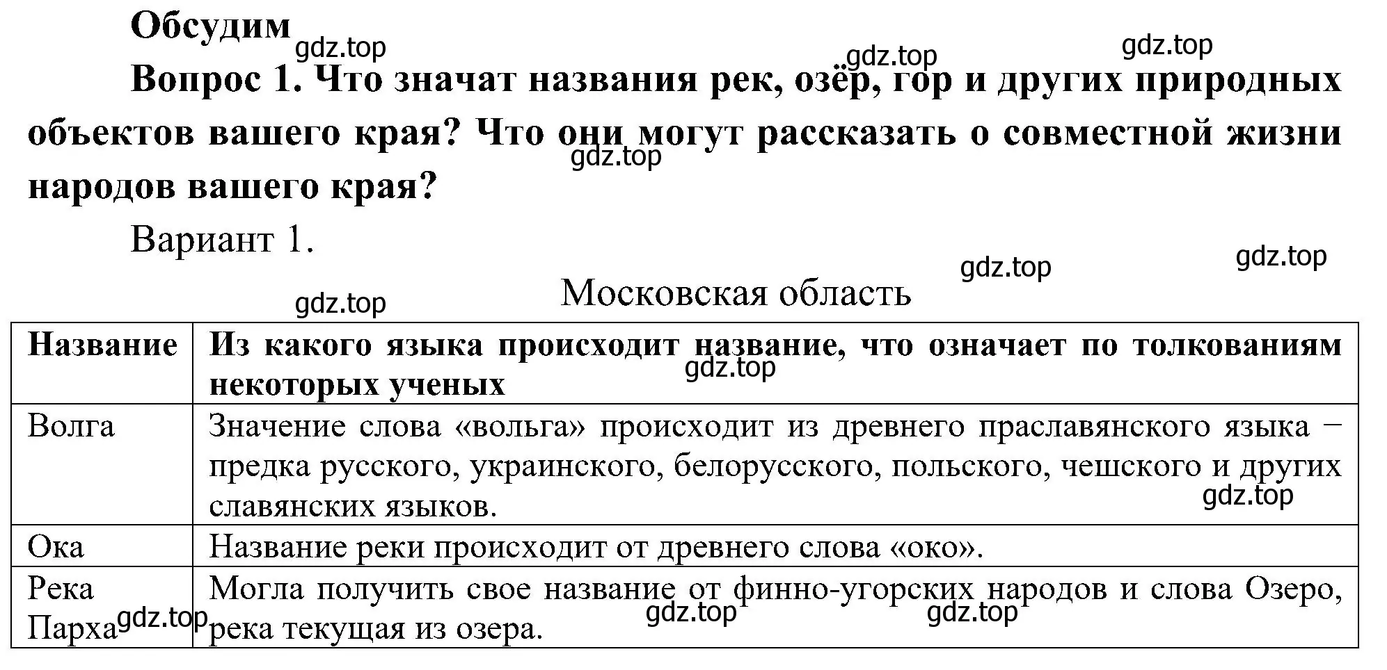 Решение номер 1 (страница 107) гдз по окружающему миру 4 класс Плешаков, Новицкая, учебник 1 часть