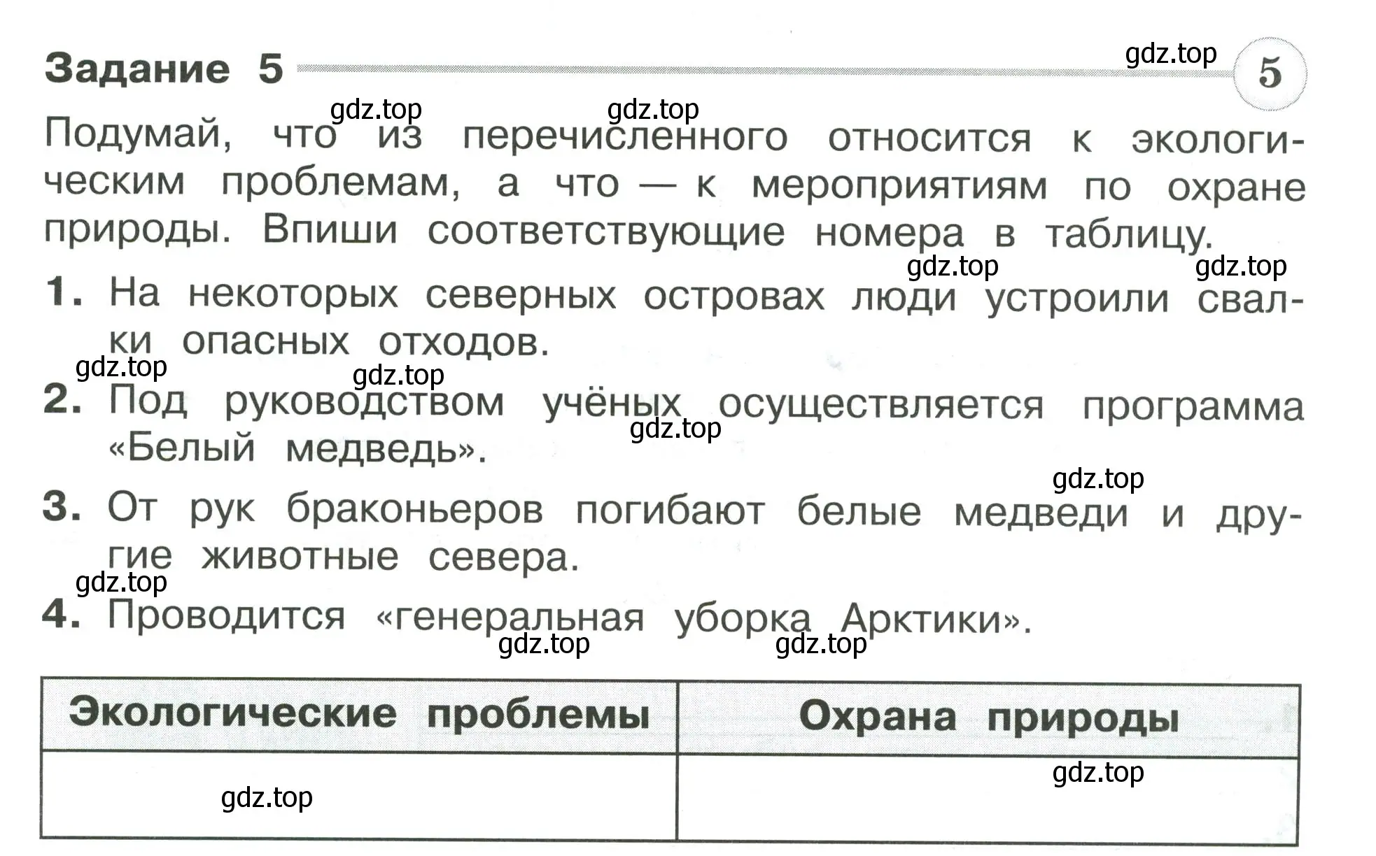 Условие номер 5 (страница 25) гдз по окружающему миру 4 класс Плешаков, Крючкова, проверочные работы