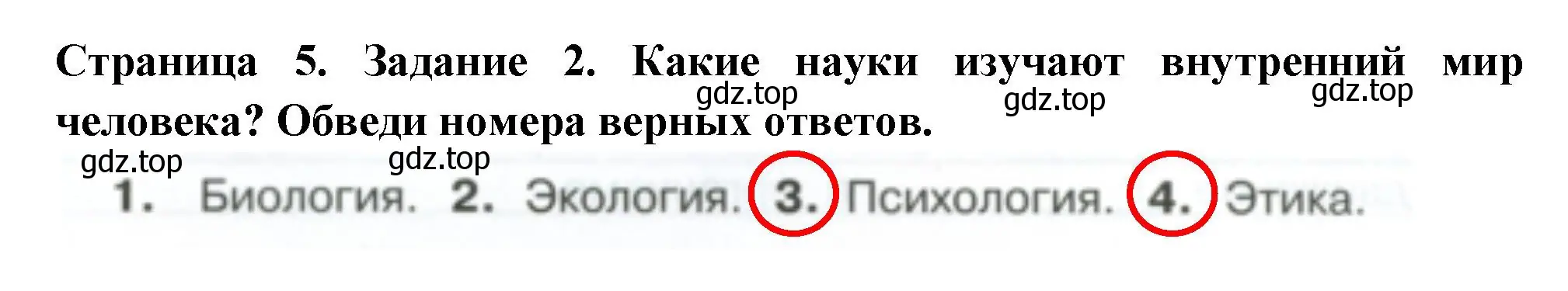 Решение номер 2 (страница 5) гдз по окружающему миру 4 класс Плешаков, Крючкова, проверочные работы