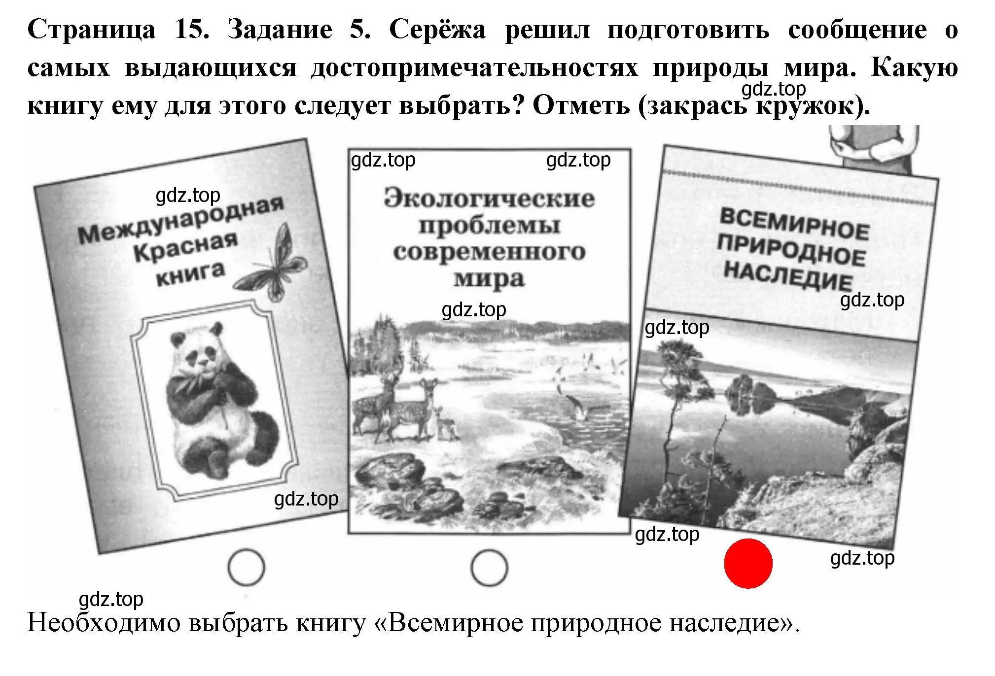 Решение номер 5 (страница 15) гдз по окружающему миру 4 класс Плешаков, Крючкова, проверочные работы