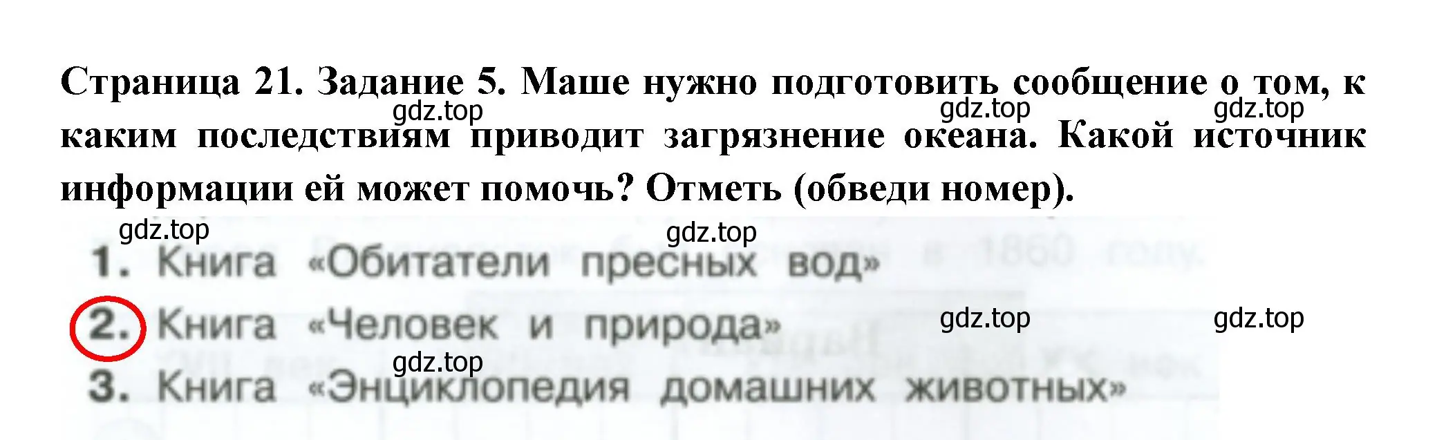 Решение номер 5 (страница 22) гдз по окружающему миру 4 класс Плешаков, Крючкова, проверочные работы