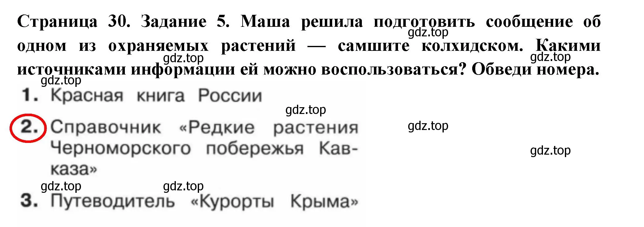 Решение номер 5 (страница 30) гдз по окружающему миру 4 класс Плешаков, Крючкова, проверочные работы