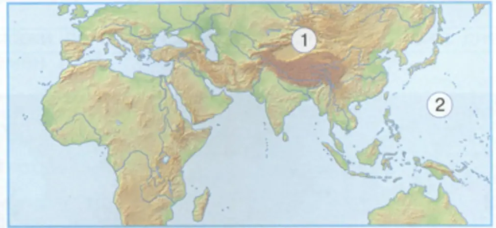 Проверь себя по фрагменту физической карты мира на с. 9. - окружающий мир 4 класс Плешаков