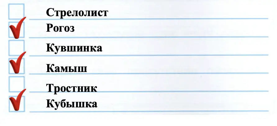 Запишите названия растений пресного водоема. - окружающий мир 4 класс Плешаков