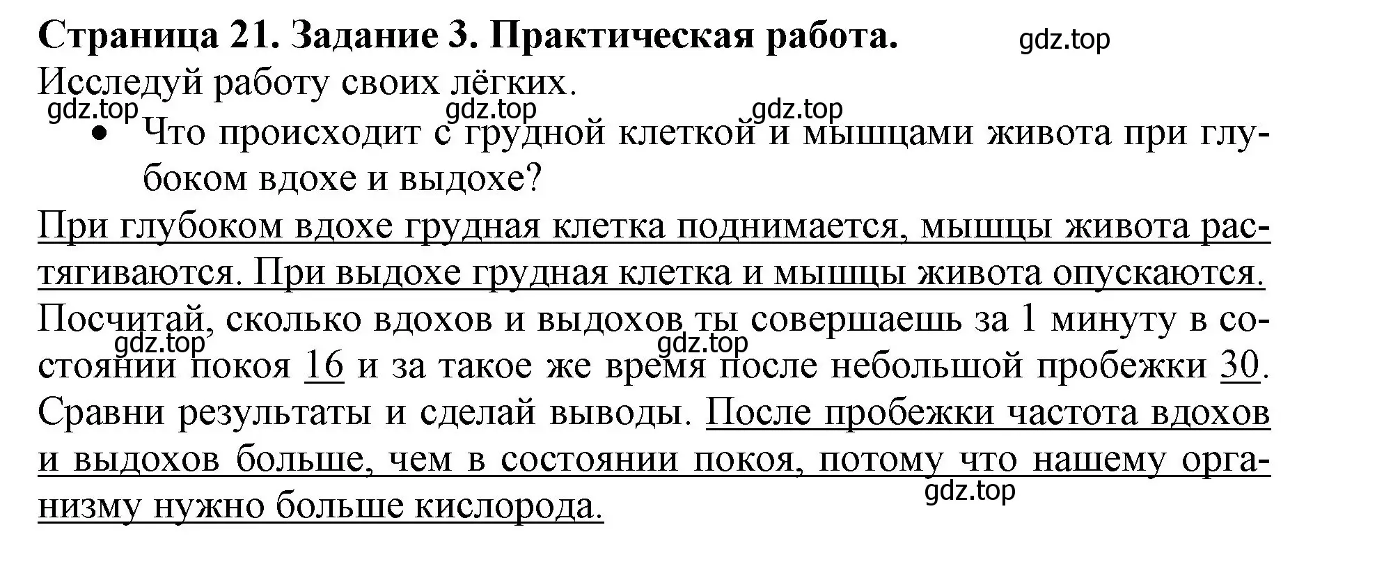 Решение номер 3 (страница 21) гдз по окружающему миру 4 класс Саплина, Саплин, рабочая тетрадь