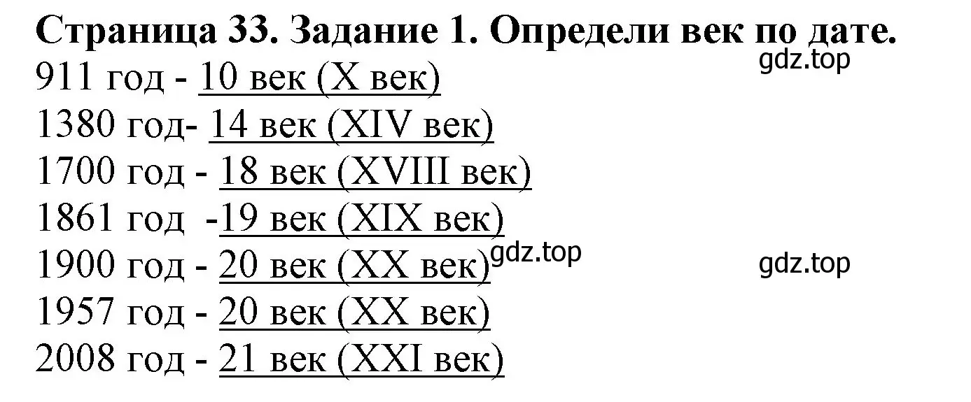 Решение номер 1 (страница 33) гдз по окружающему миру 4 класс Саплина, Саплин, рабочая тетрадь