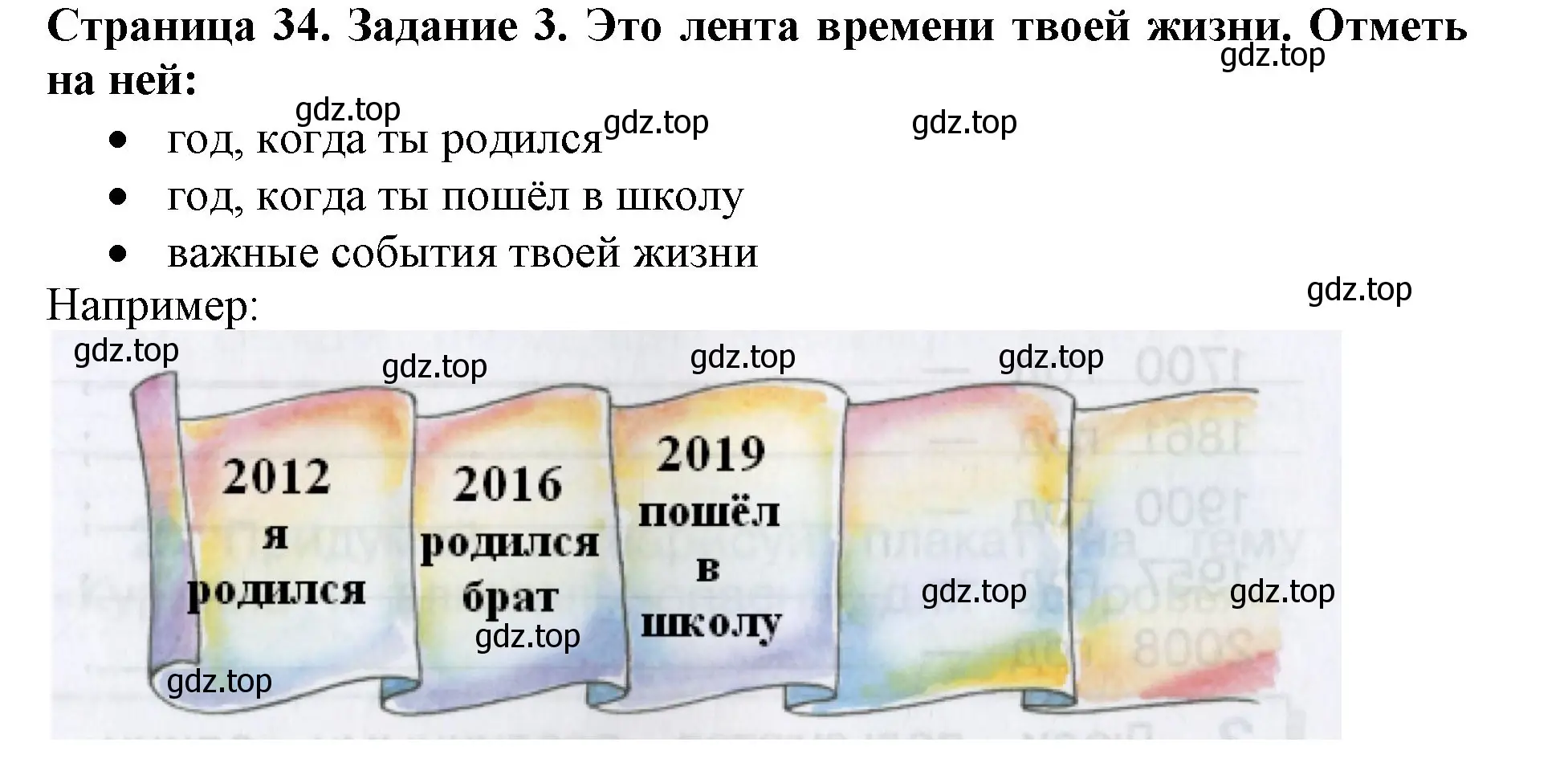 Решение номер 3 (страница 34) гдз по окружающему миру 4 класс Саплина, Саплин, рабочая тетрадь