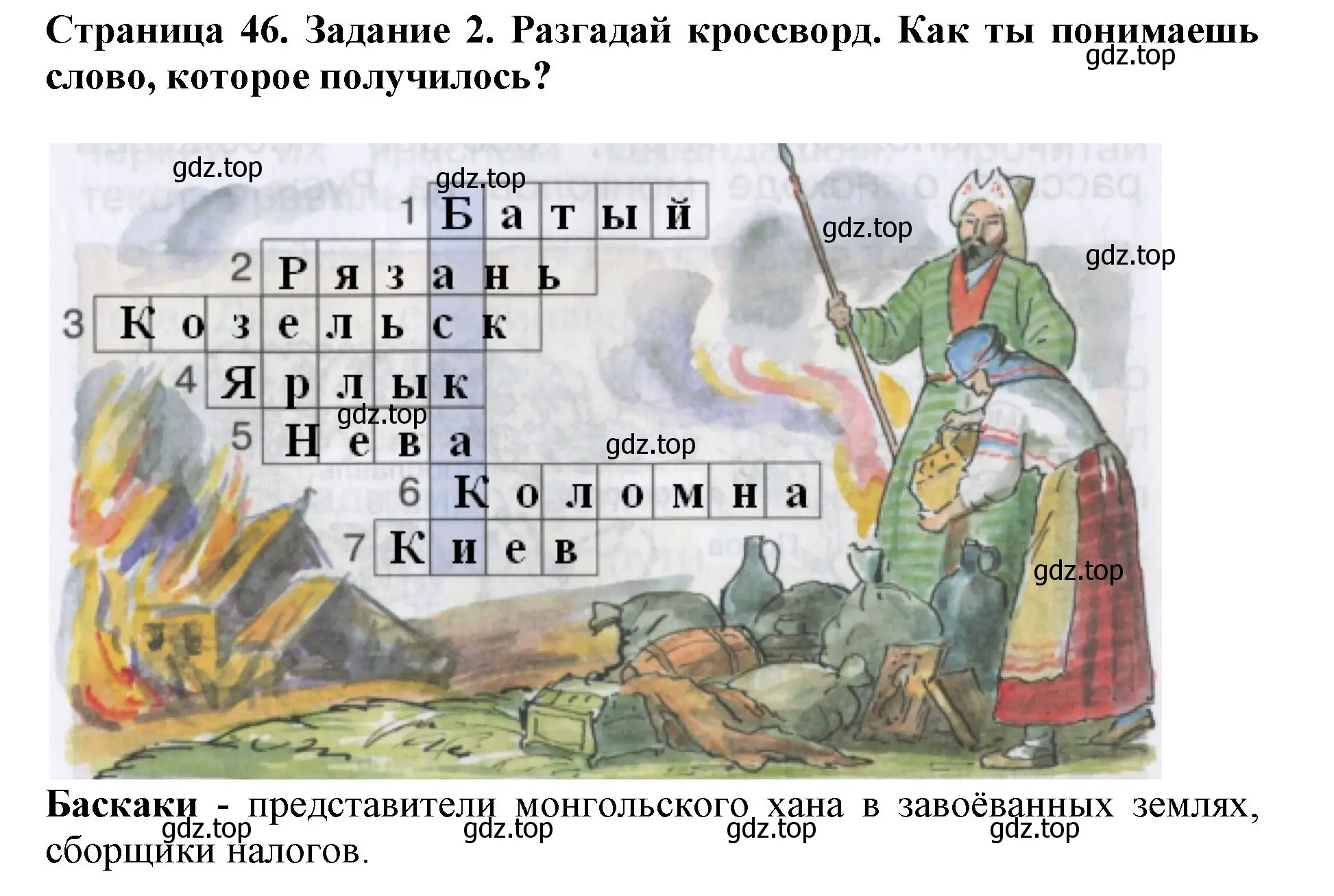 Решение номер 2 (страница 46) гдз по окружающему миру 4 класс Саплина, Саплин, рабочая тетрадь