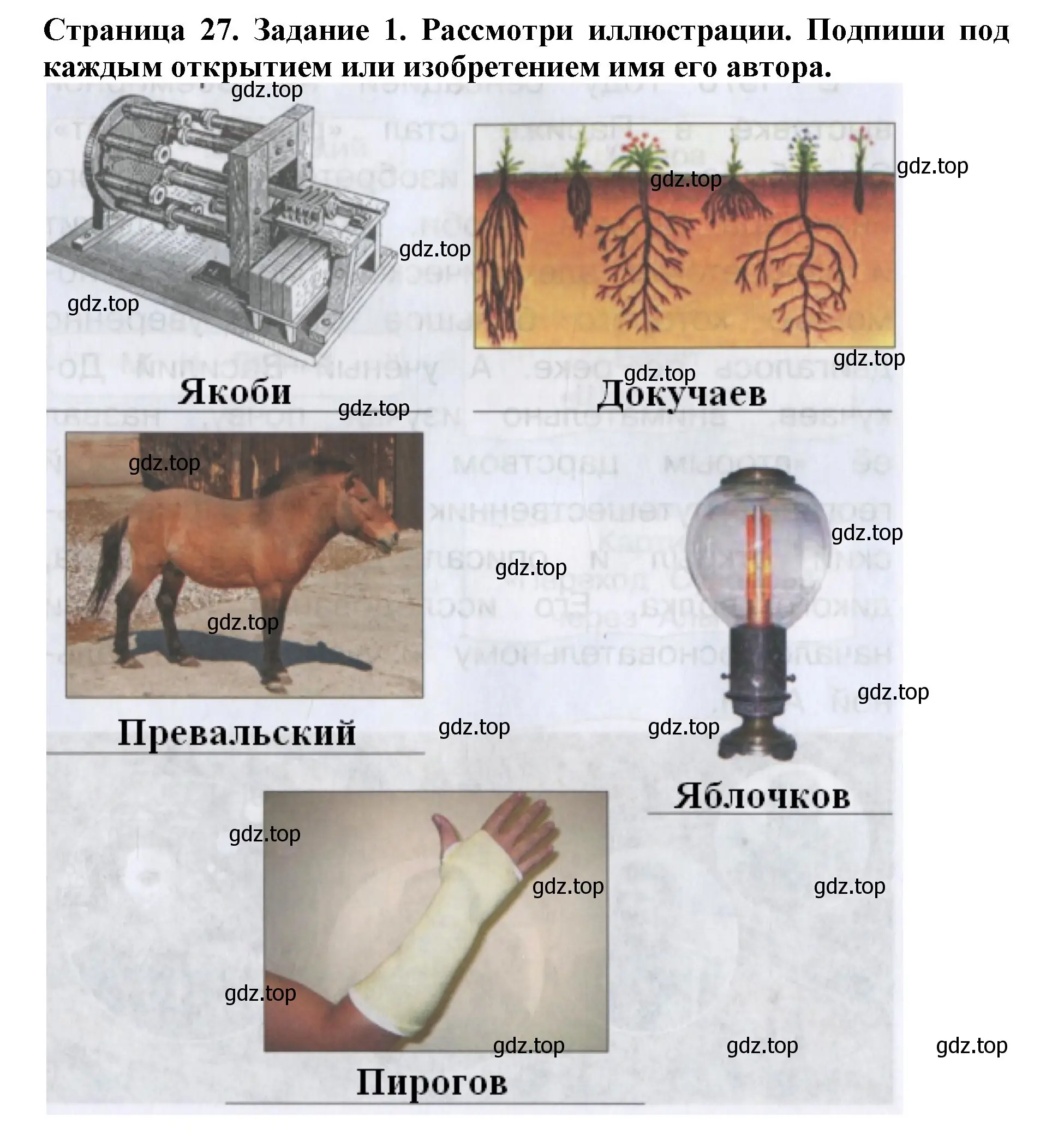 Решение номер 1 (страница 27) гдз по окружающему миру 4 класс Саплина, Саплин, рабочая тетрадь