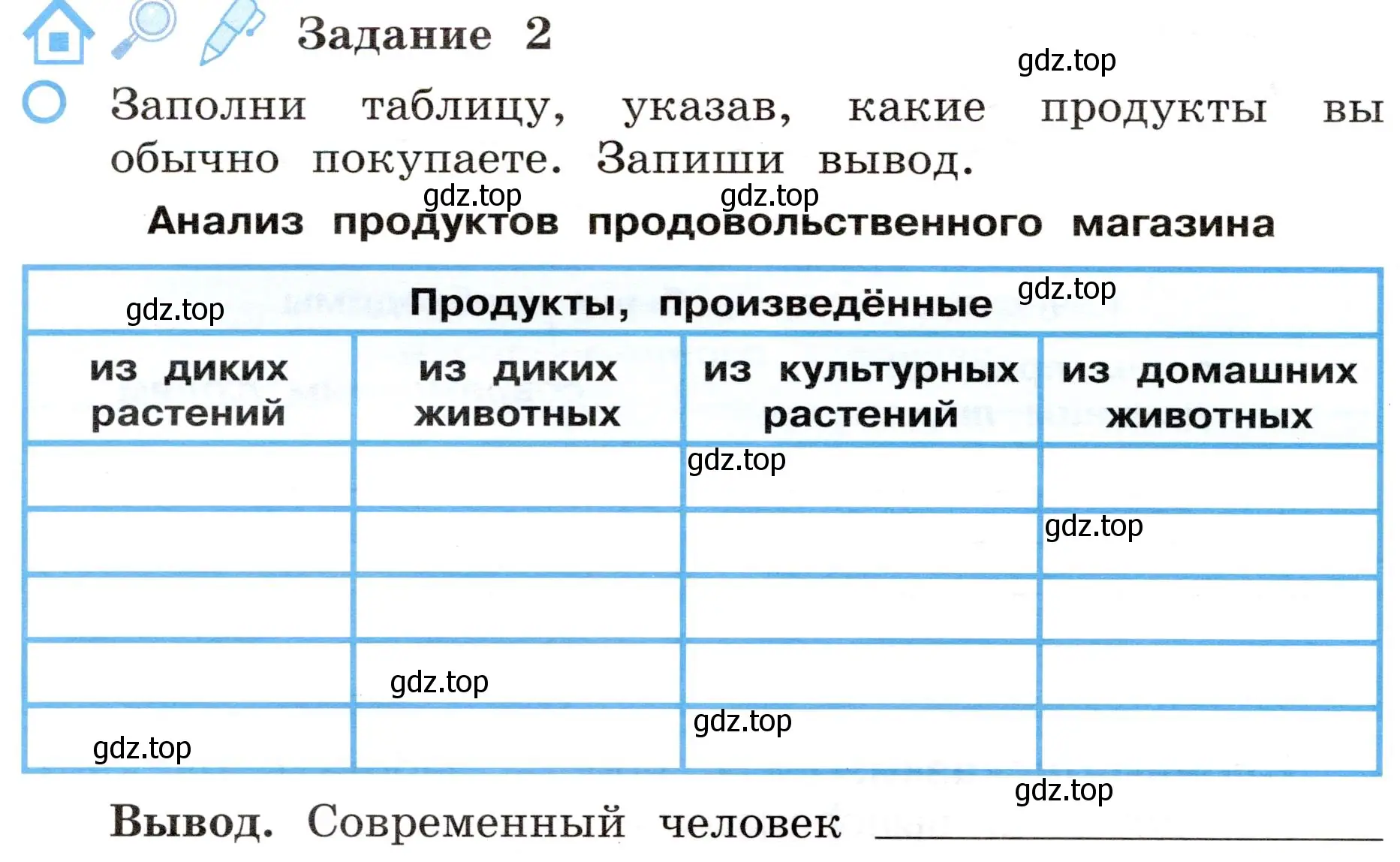 Условие номер 2 (страница 12) гдз по окружающему миру 4 класс Вахрушев, Зорин, рабочая тетрадь 1 часть