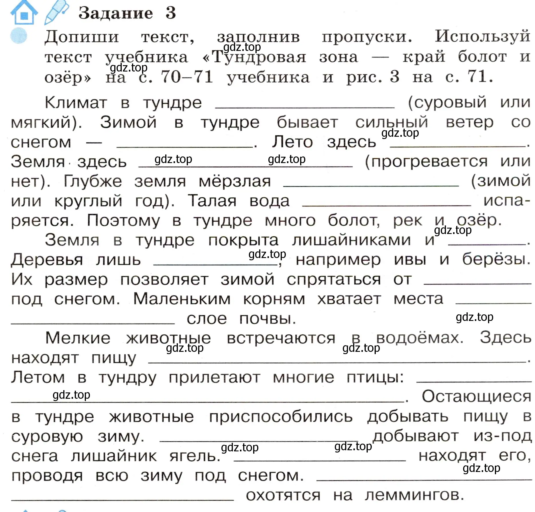 Условие номер 3 (страница 31) гдз по окружающему миру 4 класс Вахрушев, Зорин, рабочая тетрадь 1 часть