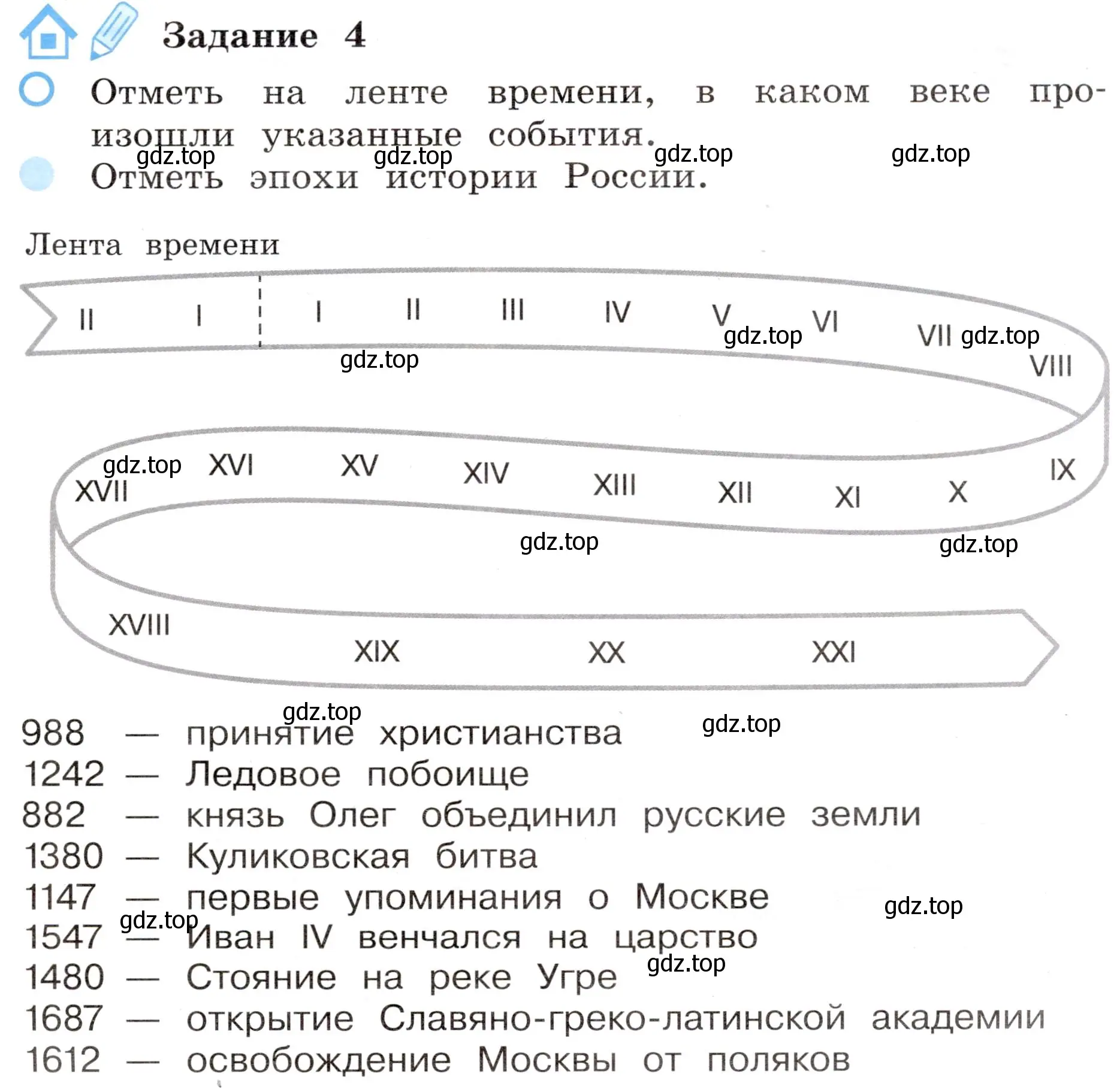 Условие номер 4 (страница 25) гдз по окружающему миру 4 класс Вахрушев, Зорин, рабочая тетрадь 2 часть