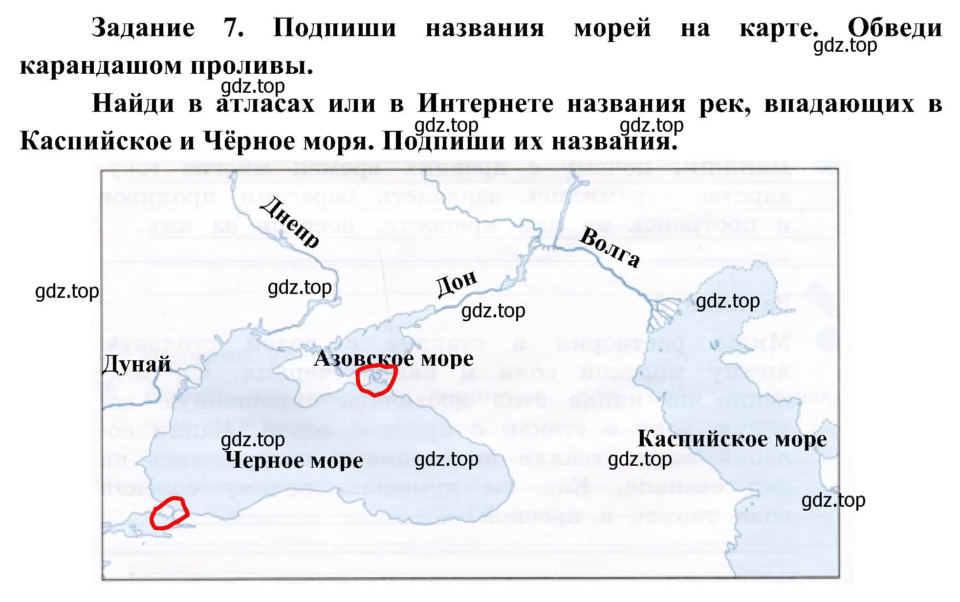 Решение номер 7 (страница 24) гдз по окружающему миру 4 класс Вахрушев, Зорин, рабочая тетрадь 1 часть