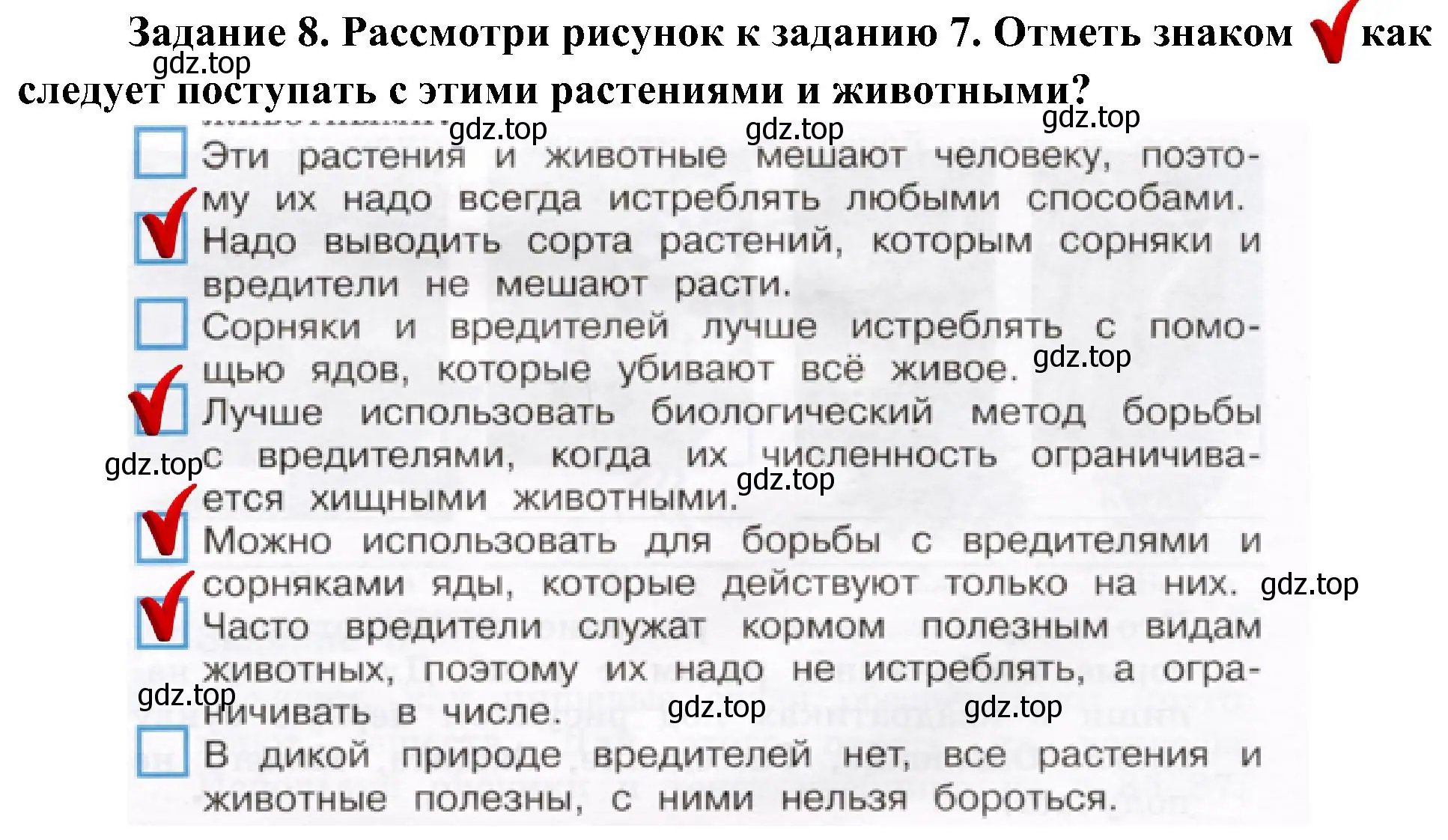 Решение номер 8 (страница 46) гдз по окружающему миру 4 класс Вахрушев, Зорин, рабочая тетрадь 1 часть