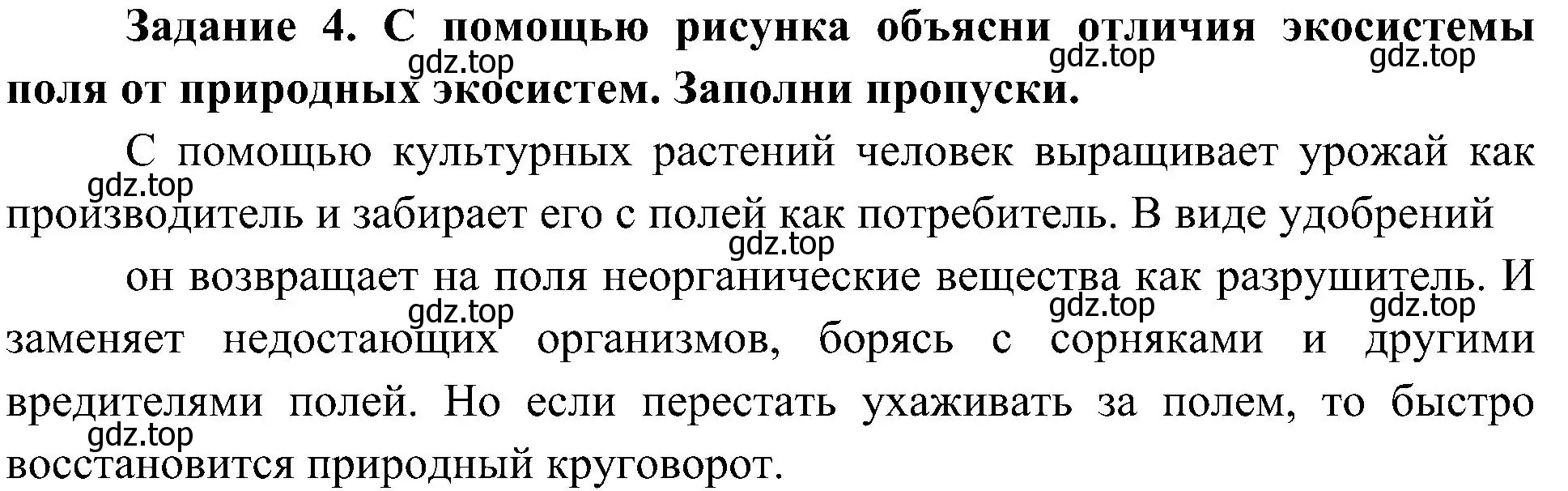 Решение номер 4 (страница 58) гдз по окружающему миру 4 класс Вахрушев, Зорин, рабочая тетрадь 1 часть