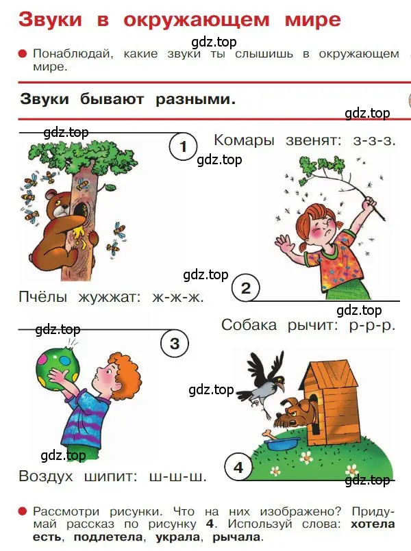 Условие  13 (страница 13) гдз по русскому языку 1 класс Горецкий, Кирюшкин, учебник 1 часть