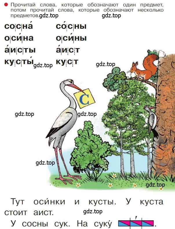 Условие  56 (страница 56) гдз по русскому языку 1 класс Горецкий, Кирюшкин, учебник 1 часть