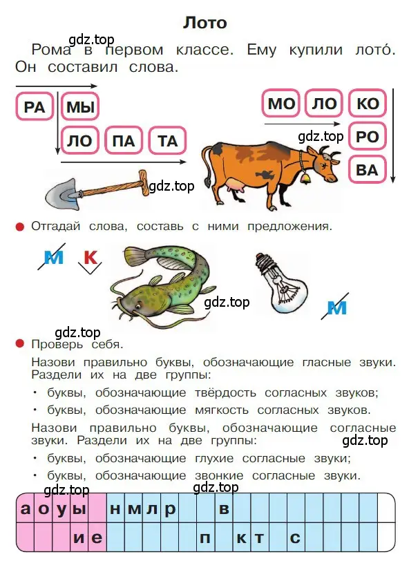 Условие  89 (страница 89) гдз по русскому языку 1 класс Горецкий, Кирюшкин, учебник 1 часть