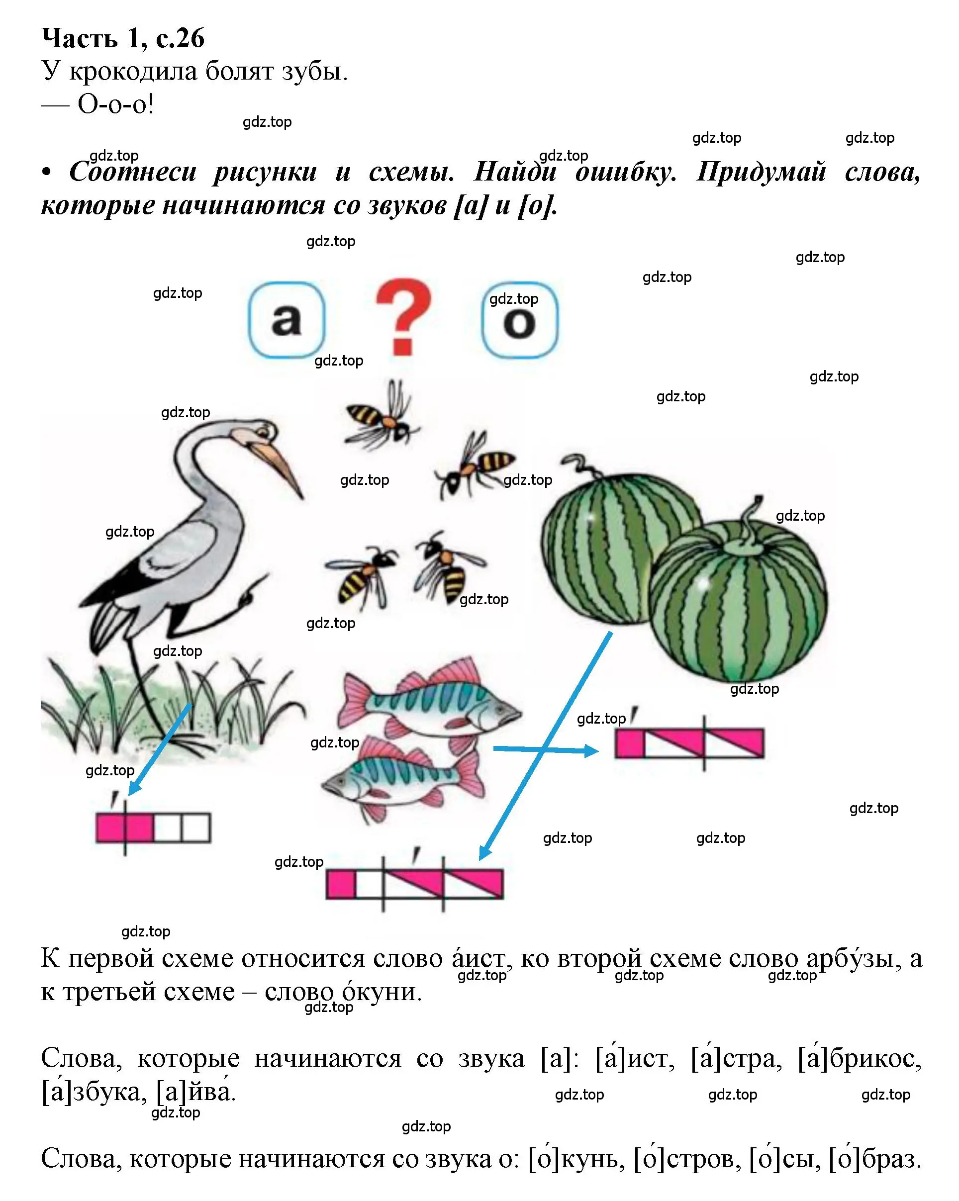 Решение  26 (страница 26) гдз по русскому языку 1 класс Горецкий, Кирюшкин, учебник 1 часть