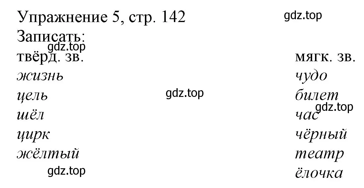 Решение номер 5 (страница 142) гдз по русскому языку 1 класс Иванов, Евдокимова, учебник
