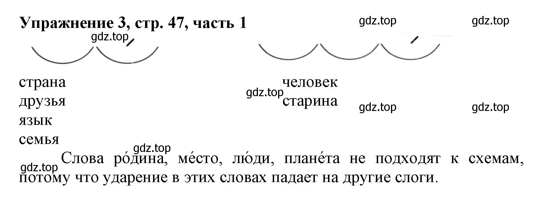 Решение номер 3 (страница 47) гдз по русскому языку 1 класс Иванов, Евдокимова, рабочая тетрадь 1 часть