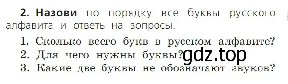 Условие номер 2 (страница 53) гдз по русскому языку 1 класс Канакина, Горецкий, учебник