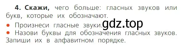 Условие номер 4 (страница 59) гдз по русскому языку 1 класс Канакина, Горецкий, учебник