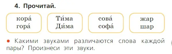 Условие номер 4 (страница 93) гдз по русскому языку 1 класс Канакина, Горецкий, учебник