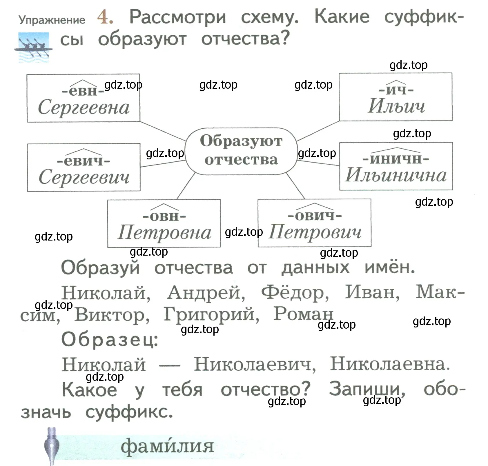 Условие номер 4 (страница 120) гдз по русскому языку 2 класс Иванов, Евдокимова, учебник 1 часть